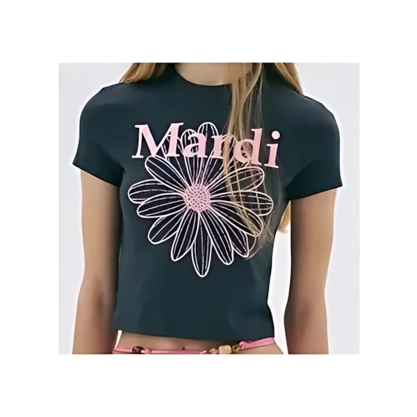 Mardi Mercredi CROPPED TSHIRT FLOWERMARDI