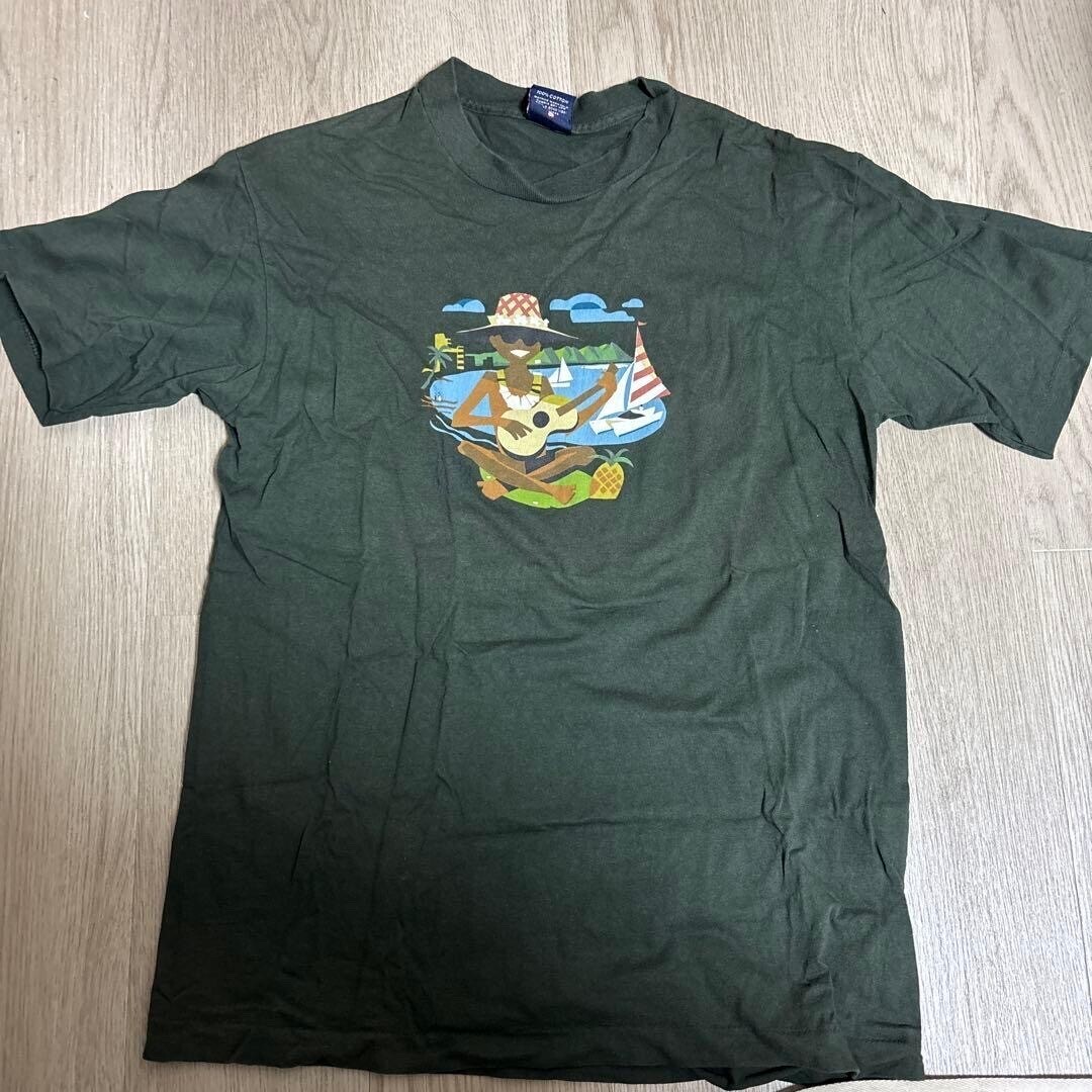 STUSSY ダークグリーン Tシャツ