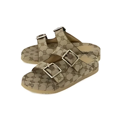 GUCCI ストラップ付き メンズ スライドサンダル