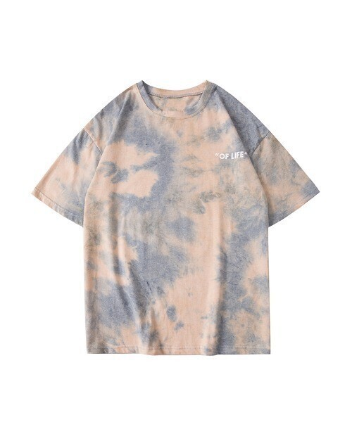 HOOK 個性派タイダイ染め半袖tシャツ