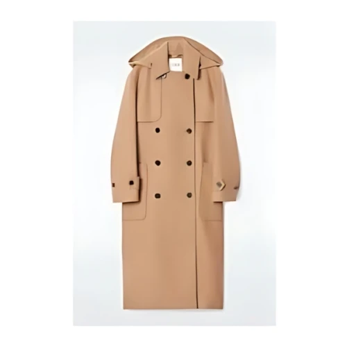 COS HOODED WOOL DUFFLE COAT