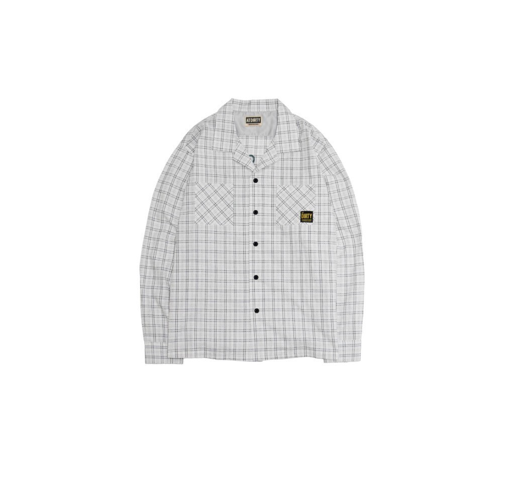 AT-DIRTY ATD SIRVICE L/S SHIRT (WHITE)
