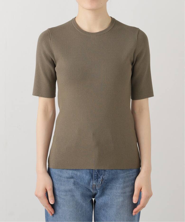 MUSE de Deuxieme Classe DINER B RIB クルーネックプルオーバー