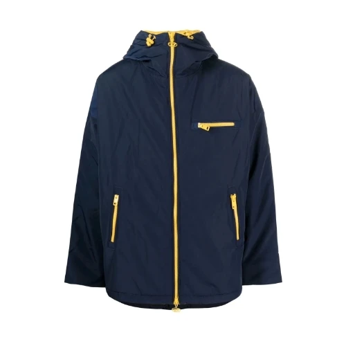 DIESEL メンズ ジャケット パイピング 中綿