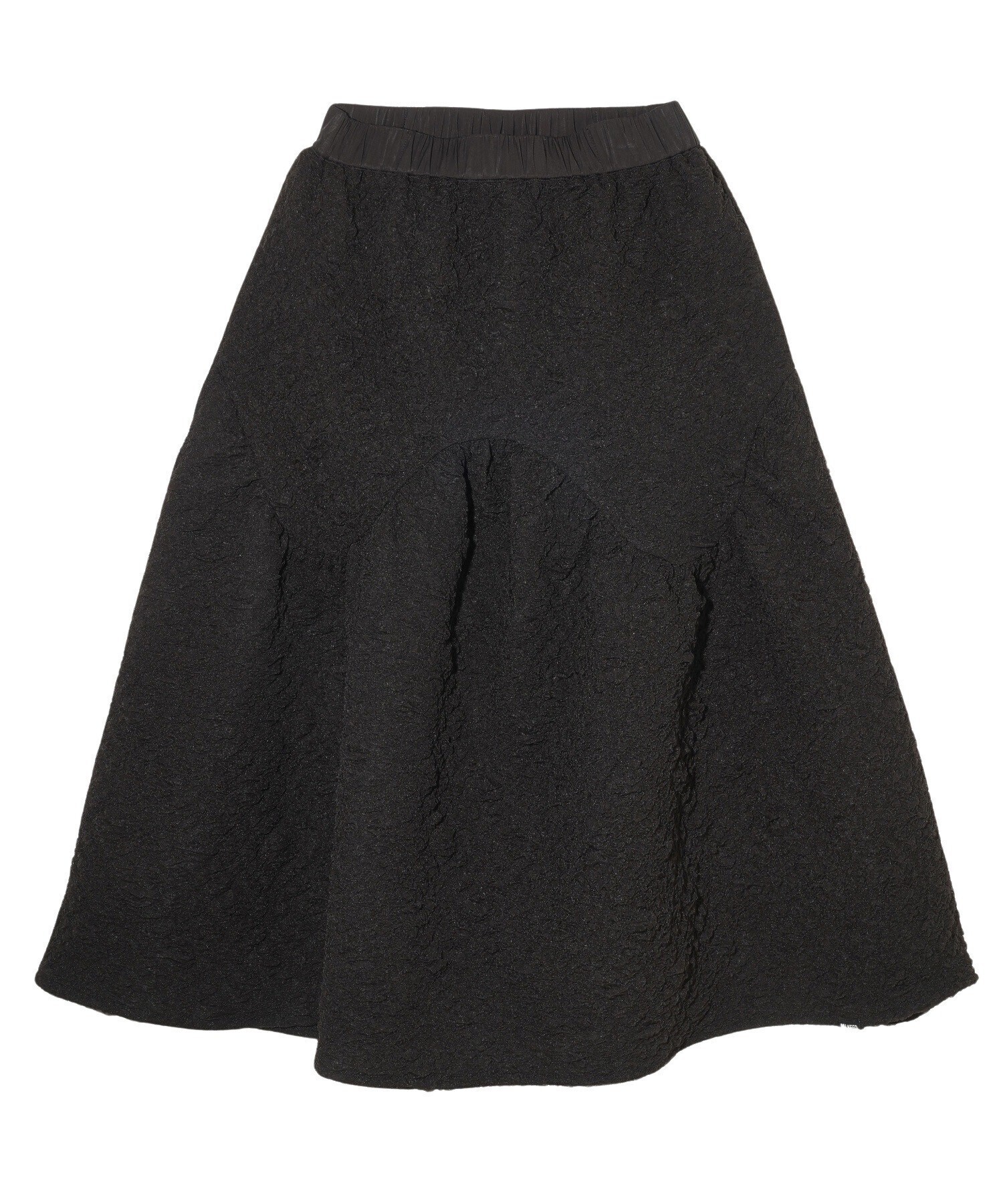MILKFED. TULLE JACQUARD GATHERED SKIRT