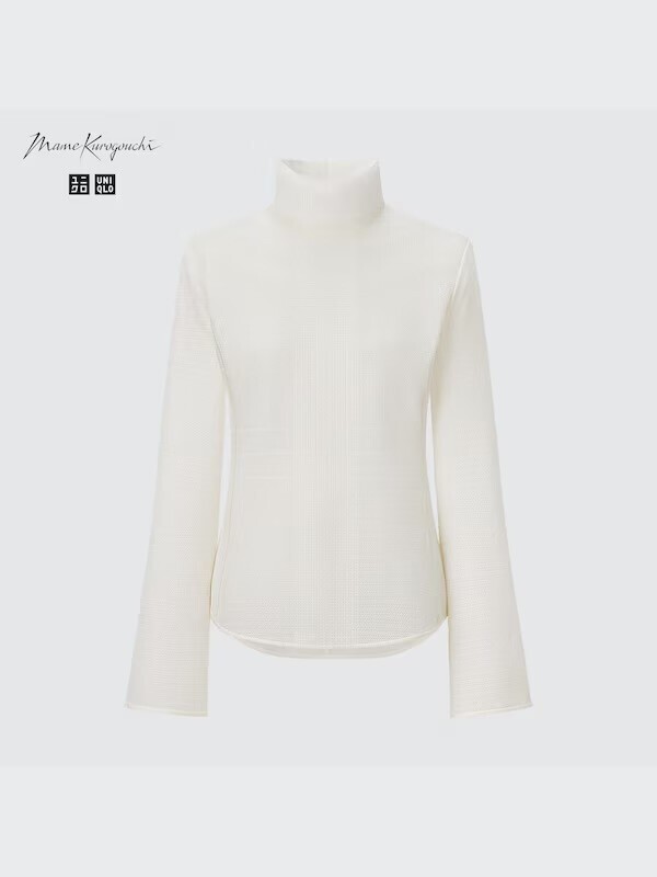 UNIQLO メッシュハイネックT（長袖）