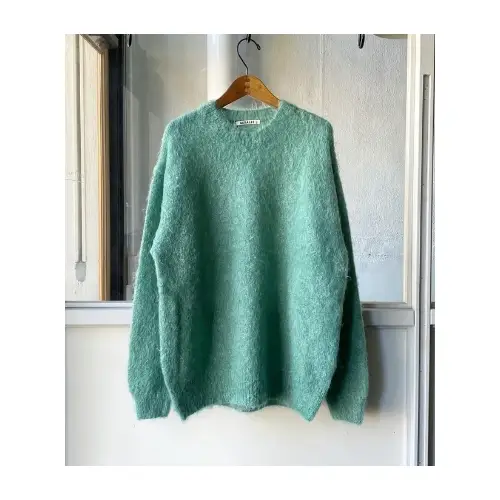 AURALEE BRUSHED SUPER KID MOHAIR KNIT P/O
