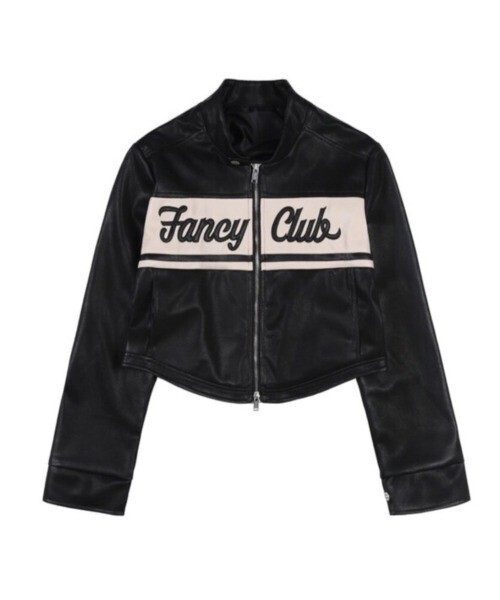 NASTY FANCY CLUB BIKE CROP LEATHER JACKET