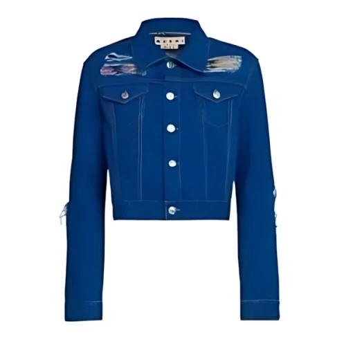 MARNI damage denim jacket