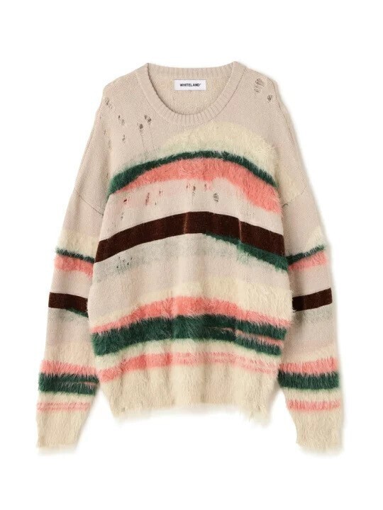 WHITELAND MULTI BORDER KNIT