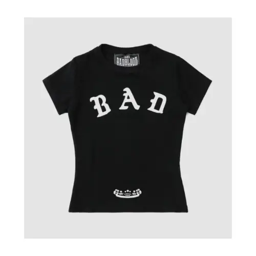BADBLOOD Mystic Logo Jersey Short Sleeve Slim Fit