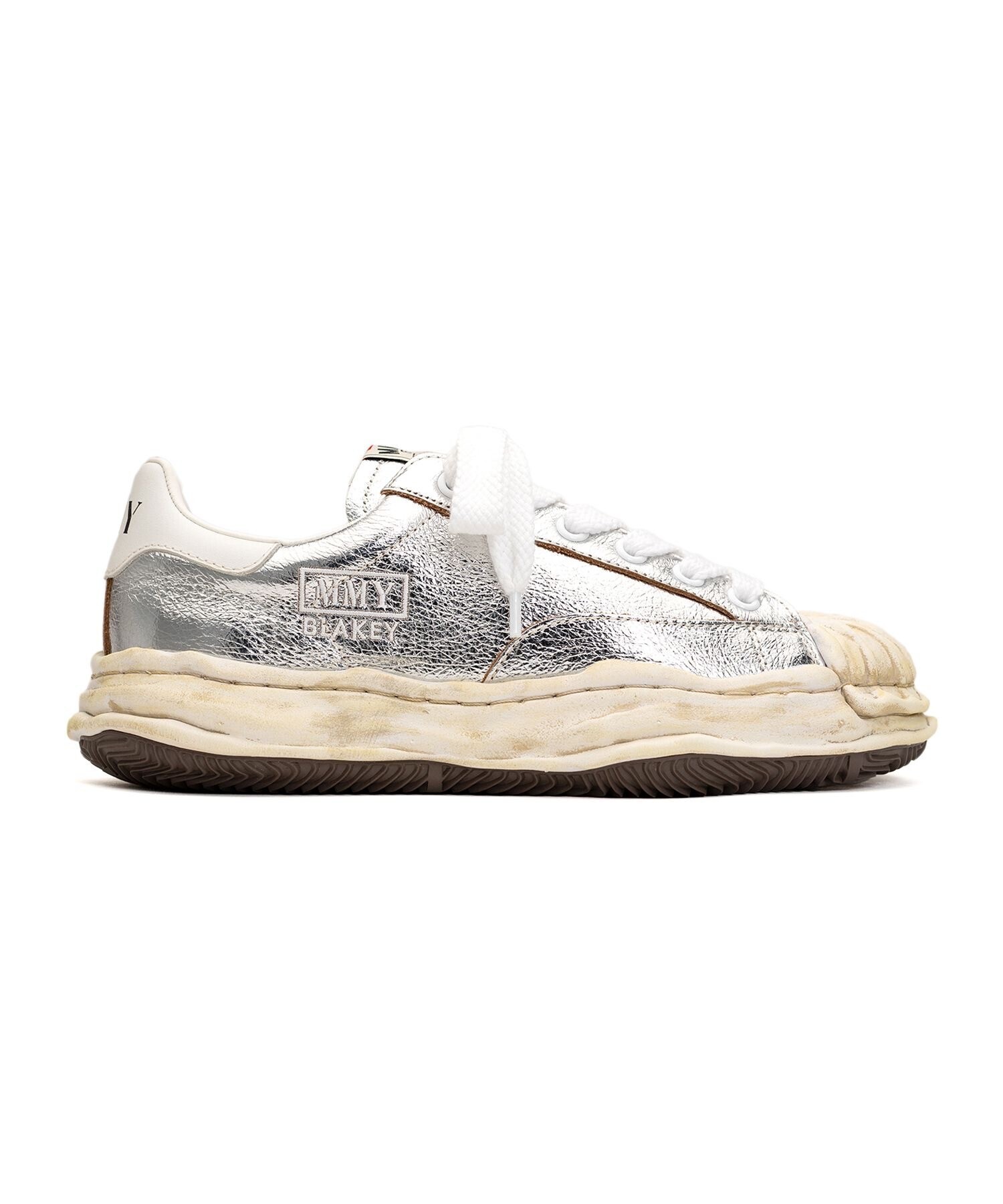 Maison MIHARA YASUHIRO "BLAKEY" OG Sole Wrinkled Leather Low-top Sneaker