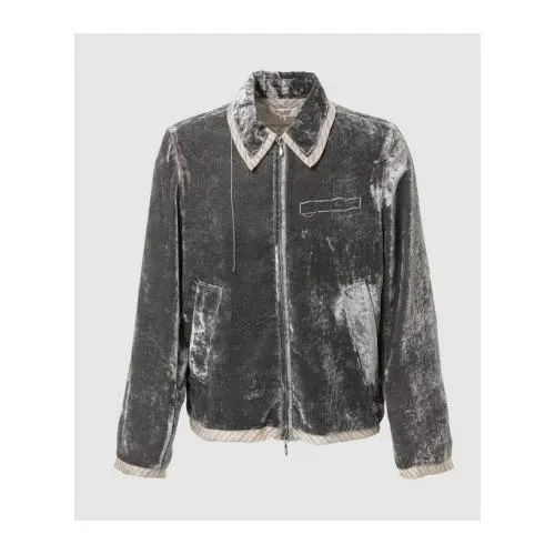 MASU UNEVEN VELVET JACKET