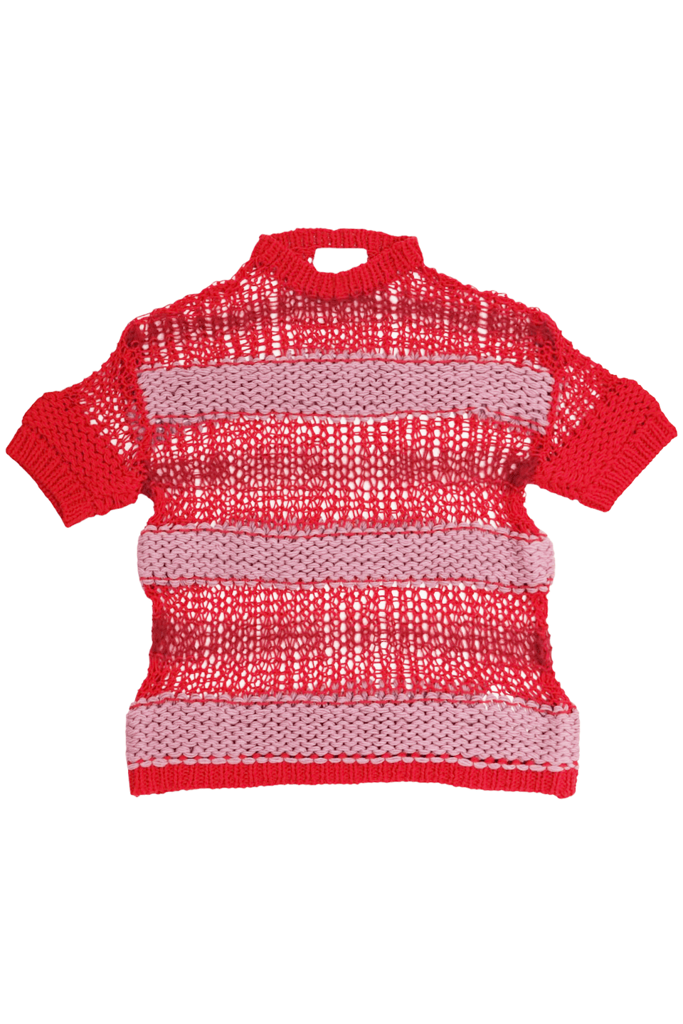 ORIMI HAND KNIT BORDER TOP