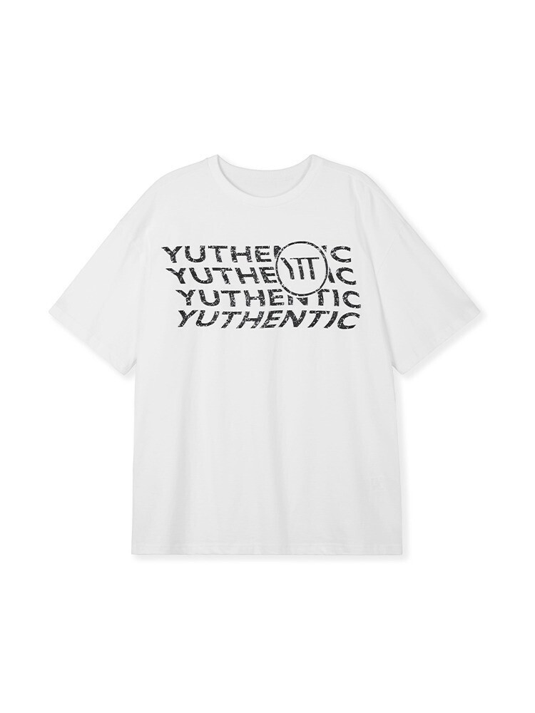 YUTHENTIC SIGNATURE 티셔츠 화이트 AW5ME44101