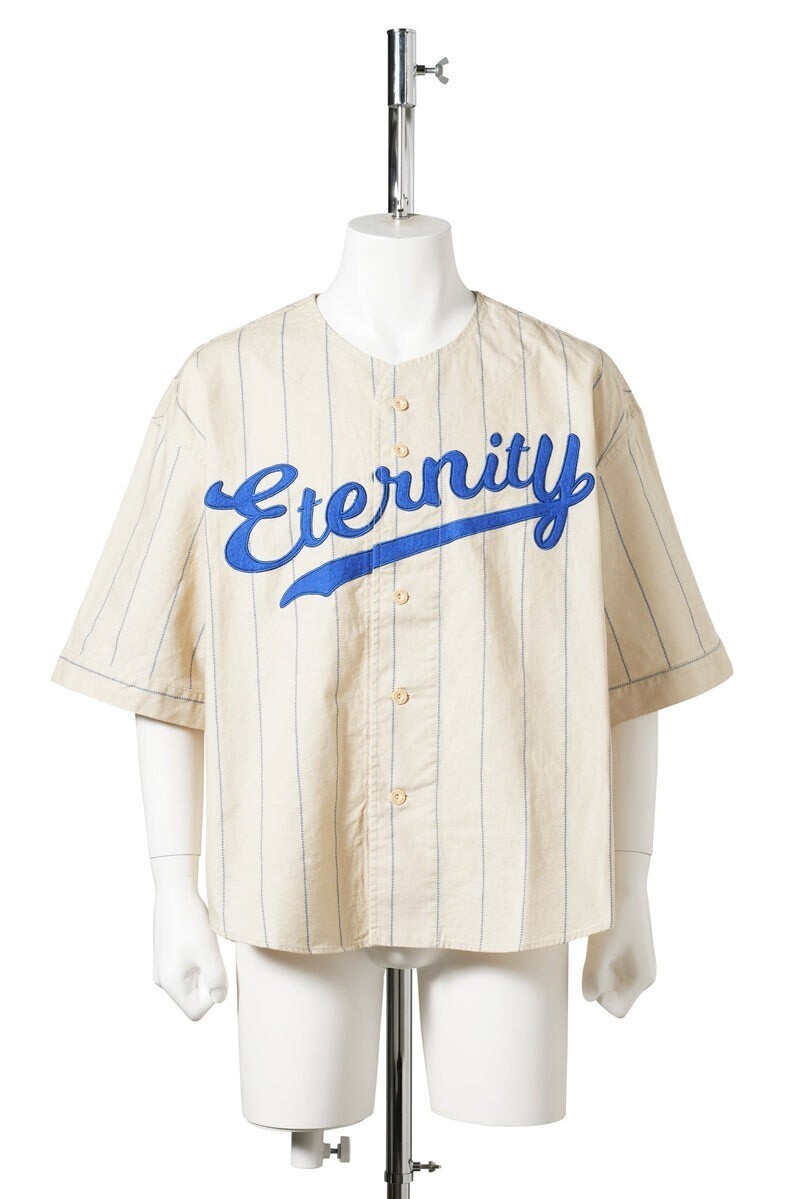 SAINT Mxxxxxx BASEBALL SHRT/ETERNITY / WHITE