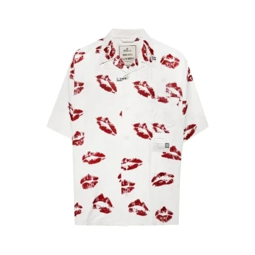 MIHARA YASUHIRO KISS PRINTED S/S SHIRTS