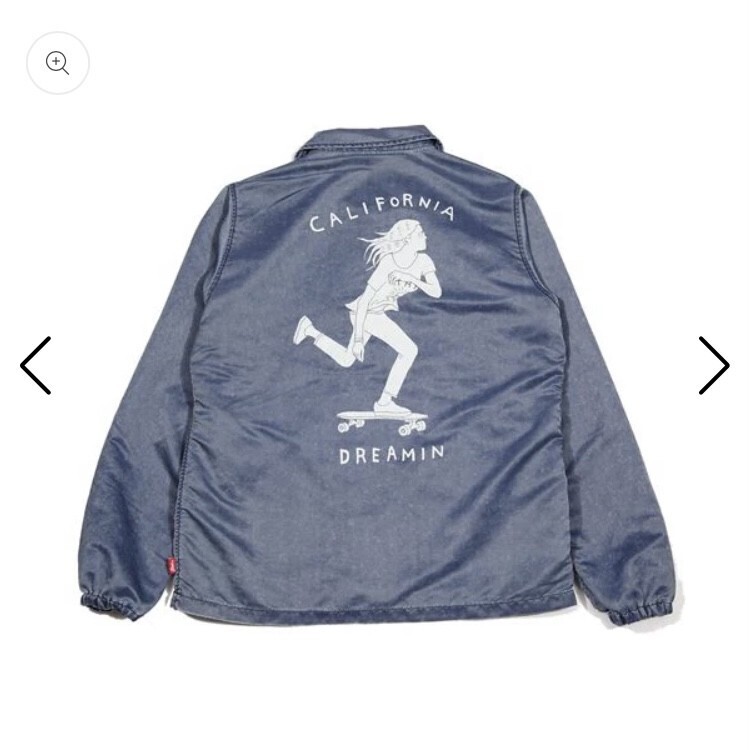 TMT INDIGO-DYE COATING NYLON COACH JACKET