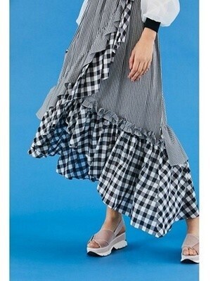 snidel イレヘムフリルギャザースカート