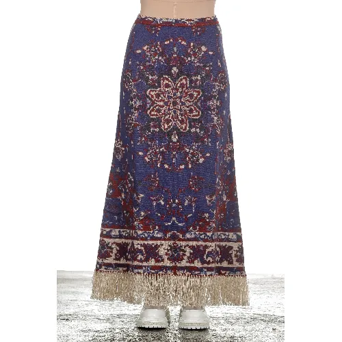 Paco Rabanne Persian Tapestry Maxi Skirt