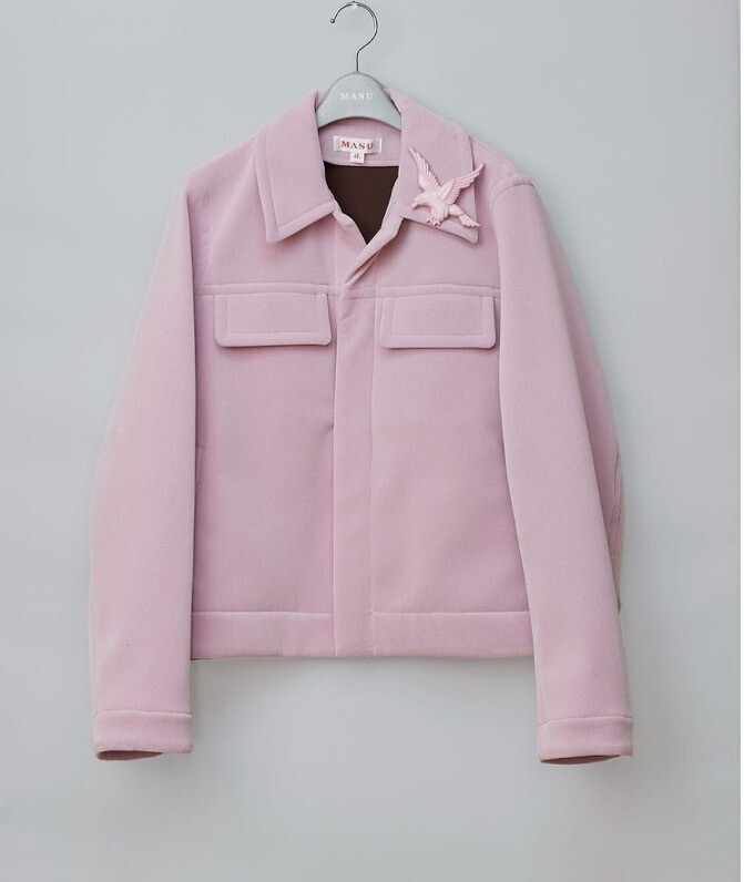 MASU トラックジャケット　ＦＬＯＣＫＹ　ＤＯＬＬ　ＴＲＵＣＫＥＲ　ＪＡＣＫＥＴ