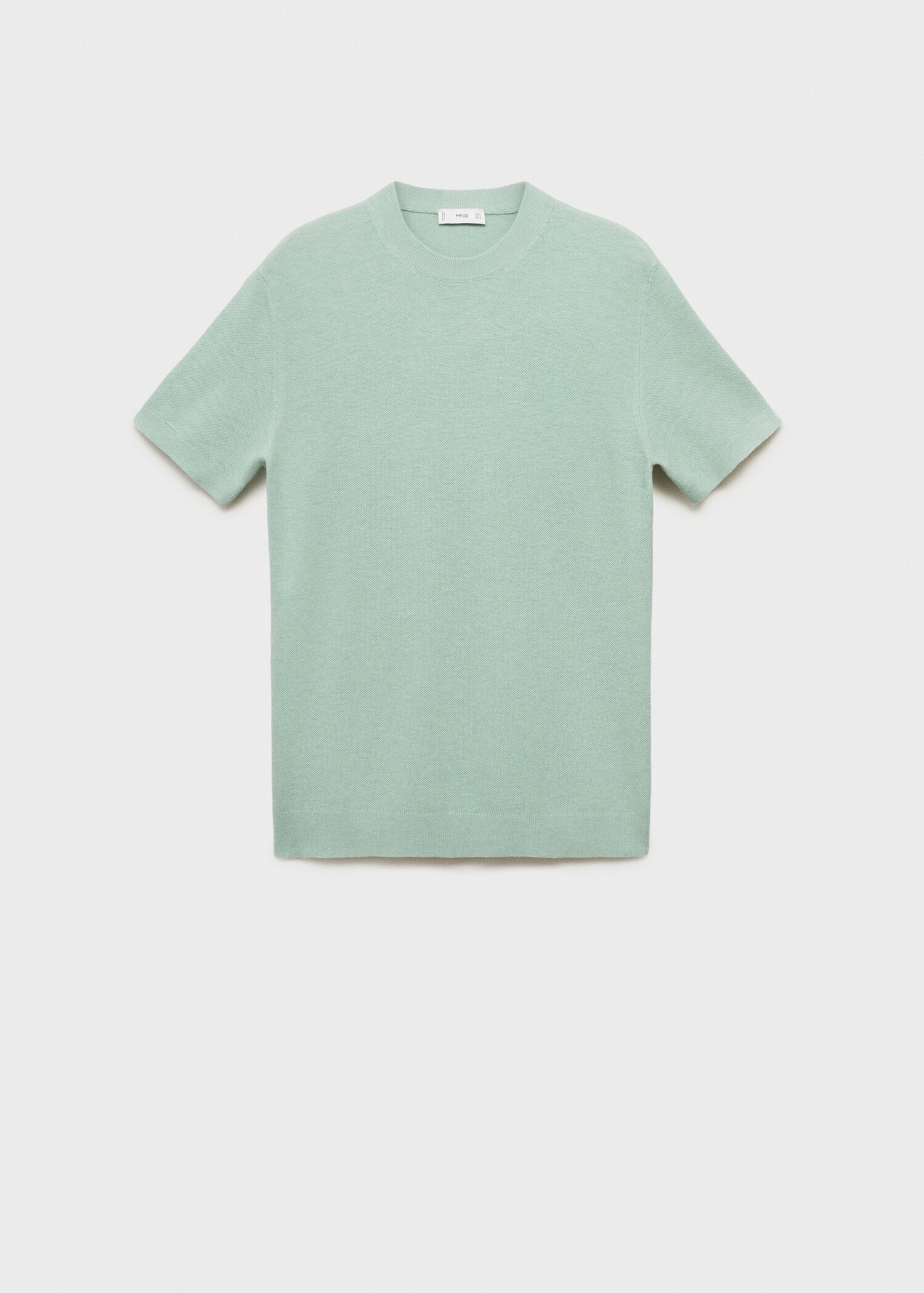 MANGO COTTON FINE-KNIT T-SHIRT