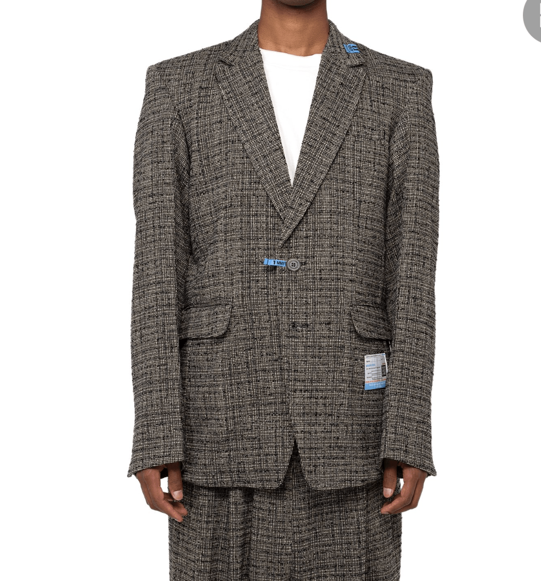 MIHARAYASUHIRO Bouclette Check Jacket