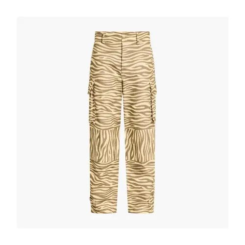 BLUEMARBLE Zebra-Print Cargo Pants
