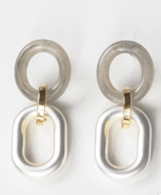 VATSURICA 【m-286P②】メタル×アクリルピアス