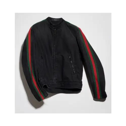 GUCCI Cotton denim biker jacket