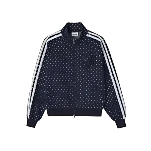 CRANK ROSE DOT TRACK JACKET