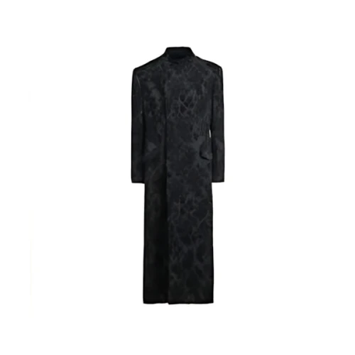 Yohji Yamamoto 内掛ベルト柄ロングジャケット