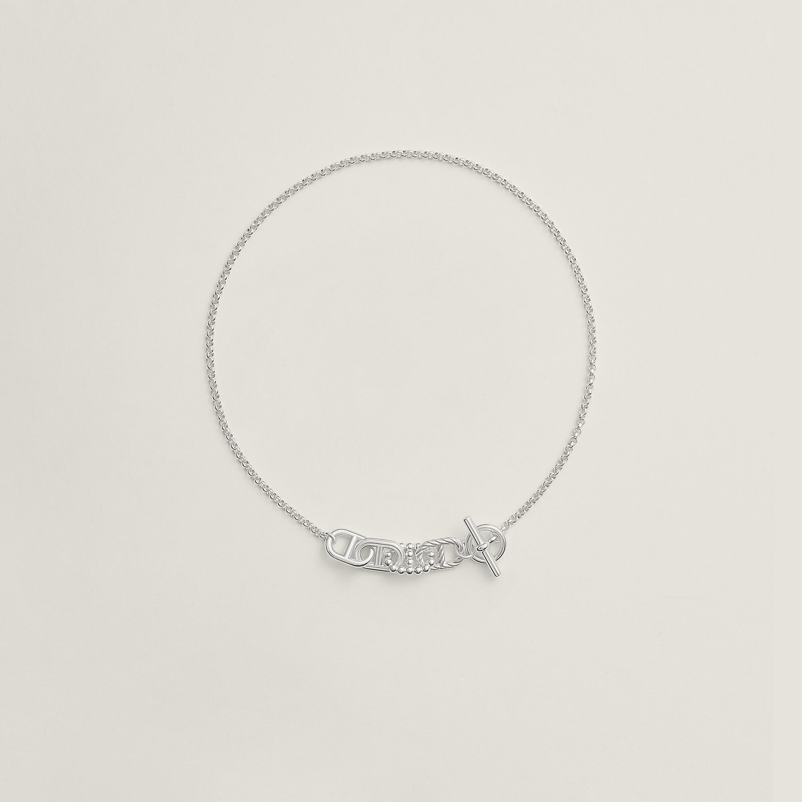 HERMES Chaine d'ancre Alea II necklace, small model