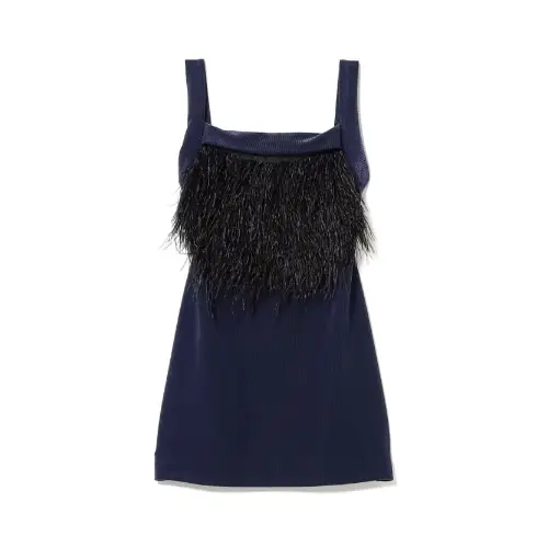 BEAMS PIQUE JERSEY TANK TOP