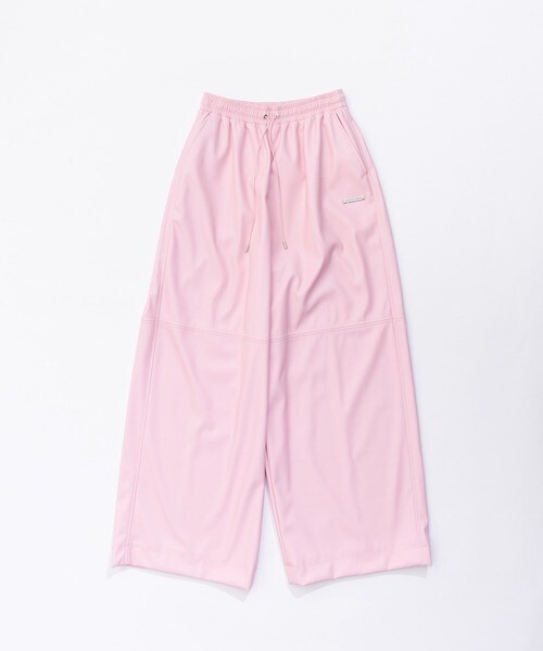 PRANK PROJECT Synthetic Leather Voluminous Wide Pants