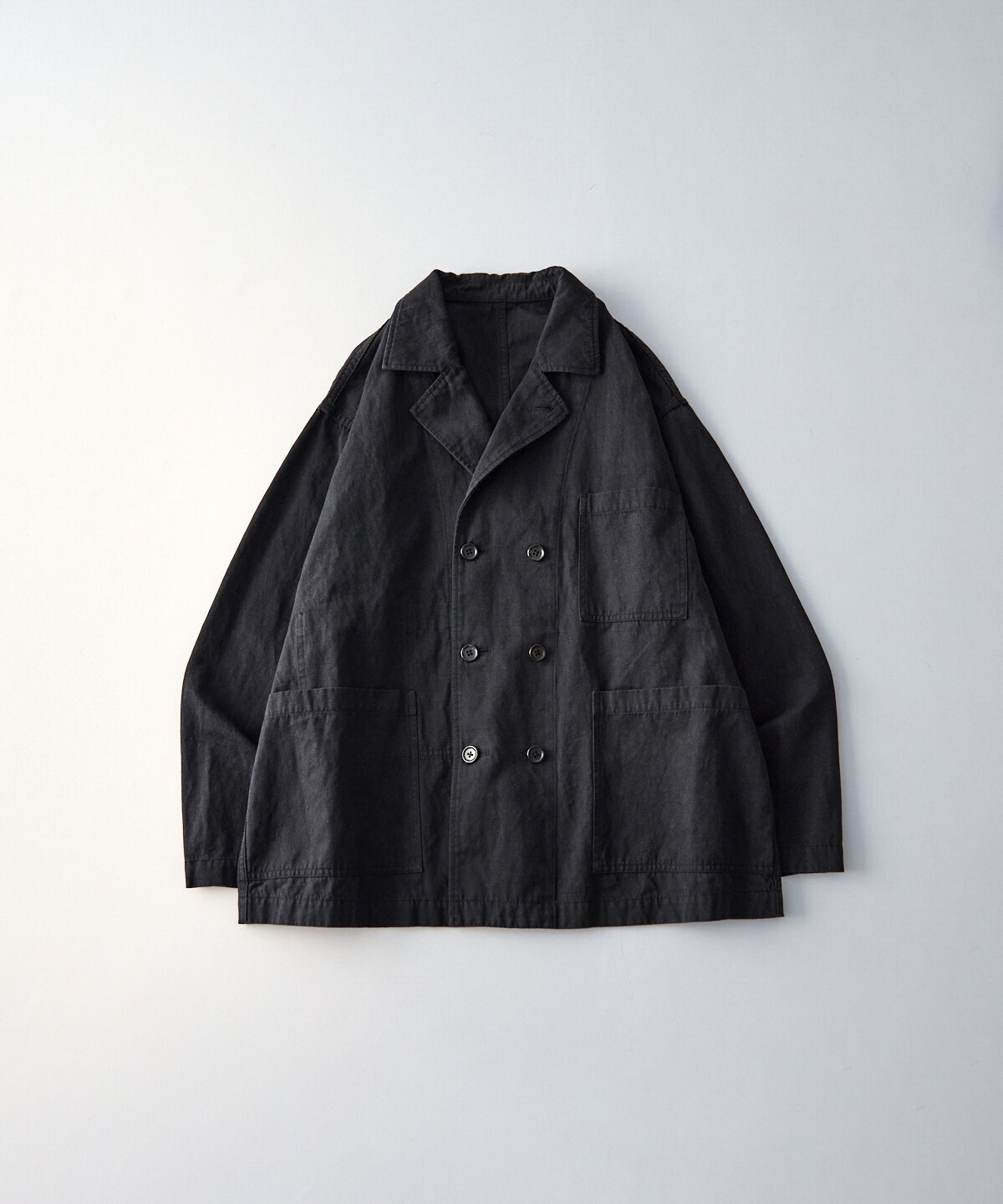 CONFECT ニドム ヘリンボン ダブルブレストワークジャケット