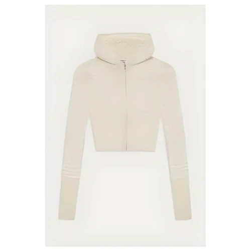 Frankies Bikinis Lyla Crochet Zip Up Hoodie