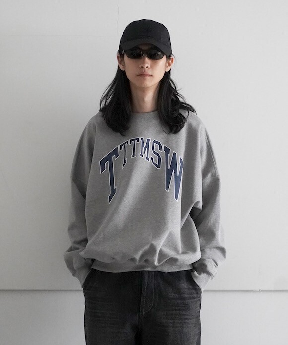 TTT MSW TTT MSW College logo crew neck sweat