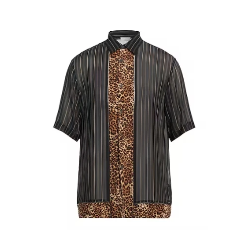 DRIES VAN NOTEN CLASEN P EMB 6137 M.W.SHIRT BLACK