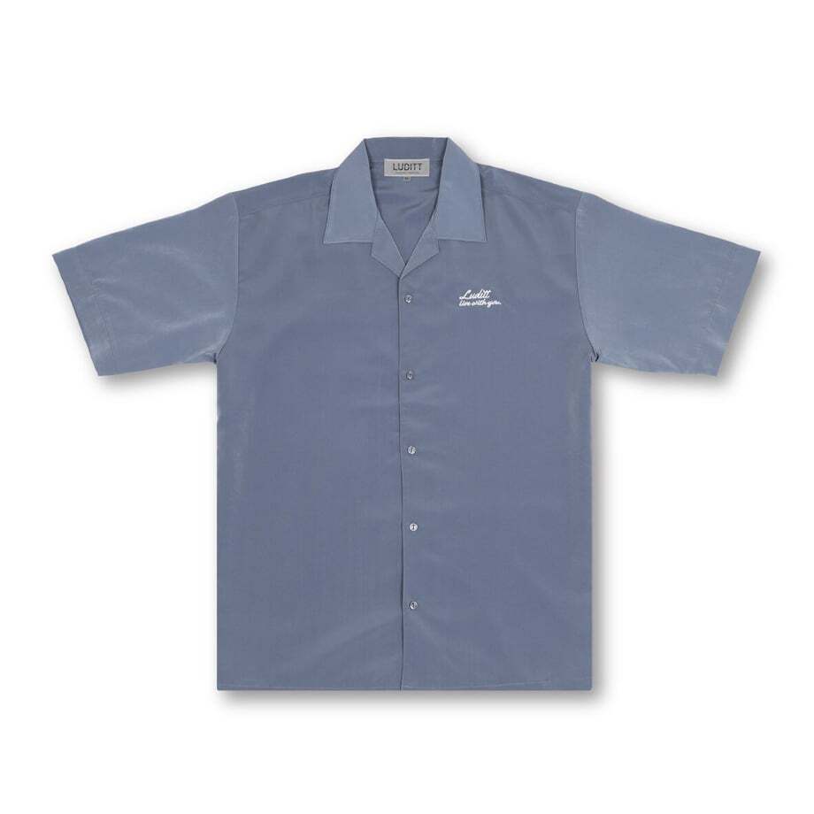 LUDITT OPEN COLLAR SHIRT / <