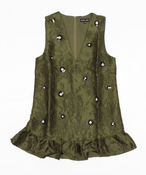 sister jane Priya Jacquard Mini Dress
