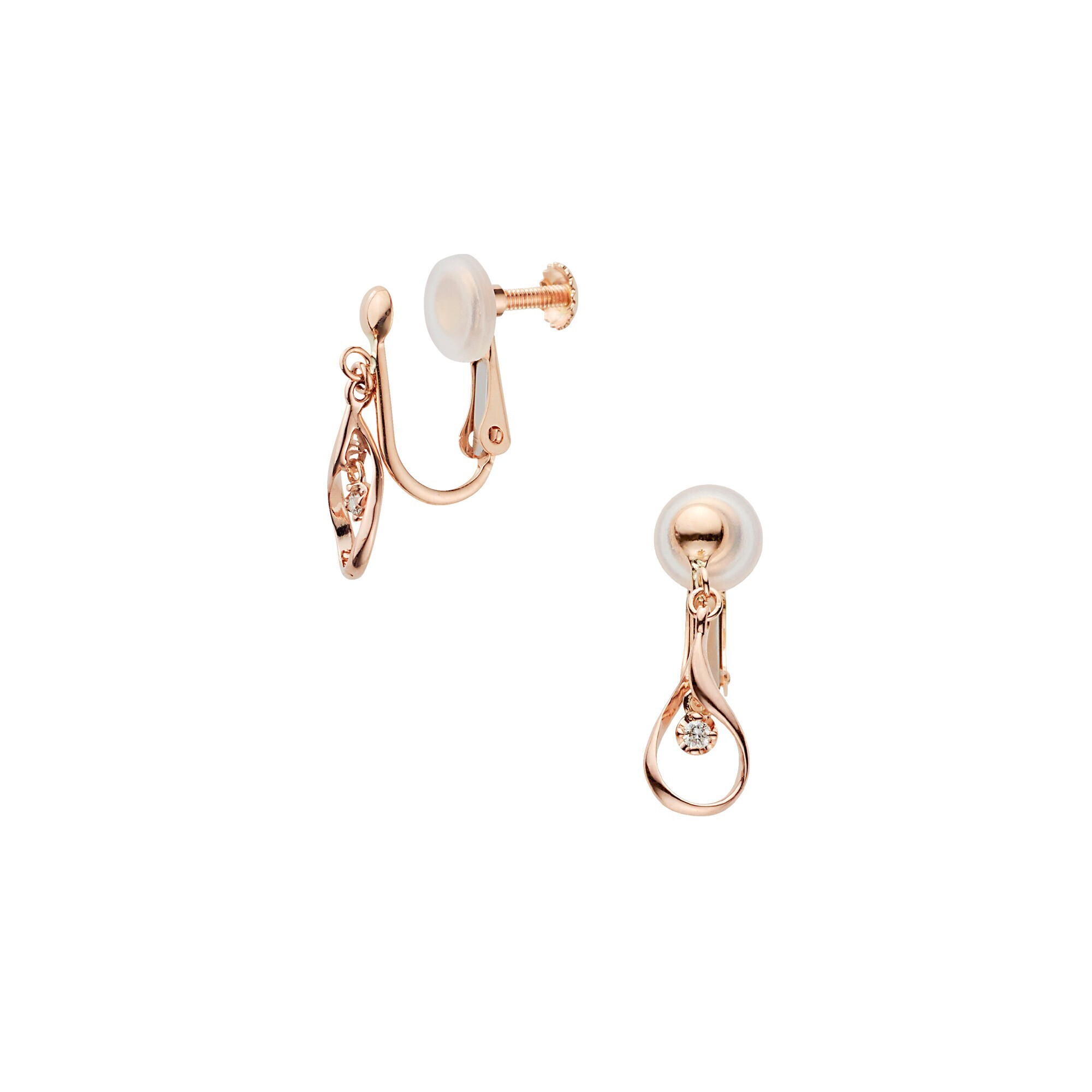 Vendome Aoyama ダイヤモンド ドロップ イヤリング