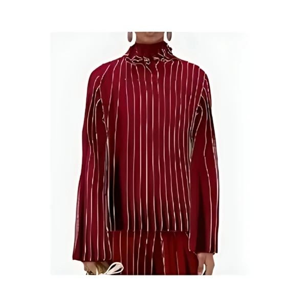 BOTTEGA VENETA ビスコース フリル トップス