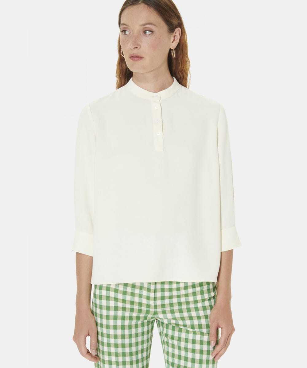 TARAJARMON Crepe blouse