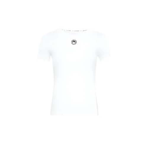 Marine Serre MOONロゴ ジャージー ベビーフィットTシャツ