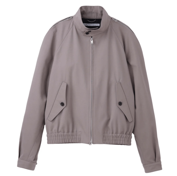 JOHN LAWRENCE SULLIVAN T/C TWILL ZIP SLEEVE HARRINGTON JACKET