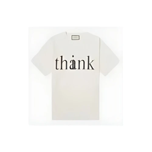 GUCCI Think Logo T-Shirt White