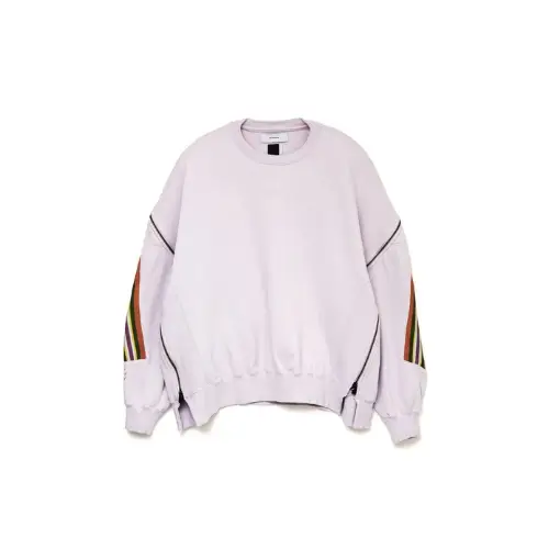 FACETASM ZIPPER RIB SWEAT
