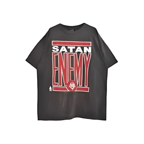 SAINT Mxxxxxx SS TEE/SATAN ENEMY/BLACK