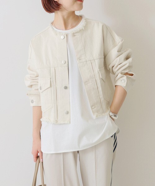 ESLOW NO COLLAR JACKET